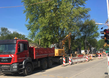 Gradnje telekomunikacijske in komunalne infrastrukture ter tlakovanje dvorišč Štajerska